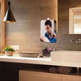 thumbnail image 1 of Clearance! Reweti Shower Mirror Bathroom Fogless Mirror Washroom Travel, 1 of 9