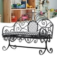 thumbnail image 4 of Miniature Bench, Miniature Furniture Cute Appearance Miniature Size Lightweight Portable Fine Workmanship Beautifully Designed  For Garden For Dolly House, 4 of 8