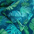 thumbnail image 4 of Bedspread Coverlet Set Queen Size Quilts Bedding Leaves Quilts Spring Summer Lightweight Bedding Reversible Quilts Bedspread Home Quilts Tropical Green Palm Tree Leaf Print Bedspread with Pillow Shams, 4 of 5