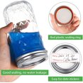 thumbnail image 3 of 100 Pieces Canning Jar Lids and Bands Set Split-type Lids with Silicone Seals Rings Leak Proof and Secure Canning Jar Caps (70mm, Silver, Bands + Lids), 3 of 7