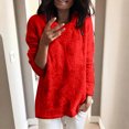 thumbnail image 1 of LSLJS Chandail à Col Rond pour Femmes, Décontracté, Ample, Chandail à Enfiler, Hauts, Manches Longues, T-Shirt, Chemisiers, Sport, Chandail à Enfiler, Tenue de Détente, 1 of 5