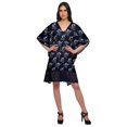 thumbnail image 2 of Moomaya Robe Courte de Caftan de Plage, Robe de Couverture Imprimée, Kaftan pour Femmes, Tenue de Plage, Couverture, 2 of 4