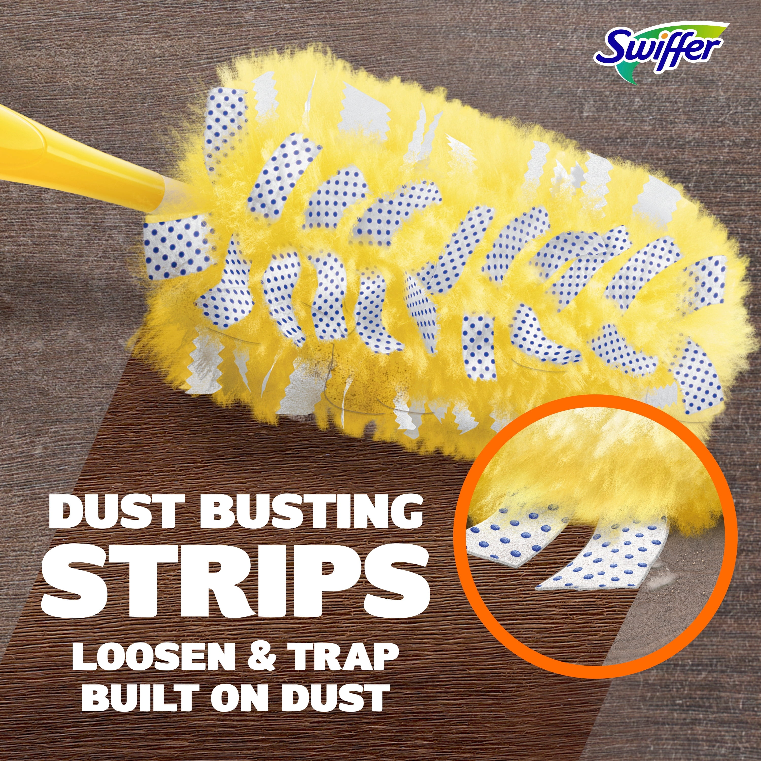 Swiffer Dusters Heavy Duty Multi-Surface Duster Refills for Cleaning, Unscented, 3 Count