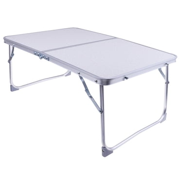 jinwen Table de Camping Pliant Portable Pique-Nique Extérieur Jardin BBQ Bureau de Salle à Manger Blanc
