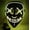 Yellow, variant on Halloween Mask Led Light Up Scary Mask for Festival Cosplay Halloween Masquerade Costume Parties Black