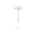 thumbnail image 2 of Model Layout Lights Double-Heads Outdoor Garden Lamps Scale Mini Miniature Lamppost Yards Table Train Street Decorations Gray（1:87）（Warm）, 2 of 9