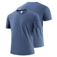 thumbnail image 2 of Plebaso Big and Tall Workout Mens T Shirts Short Sleeve Quick Dry Athletic Tee Tops Activewear for Running, 2 of 3