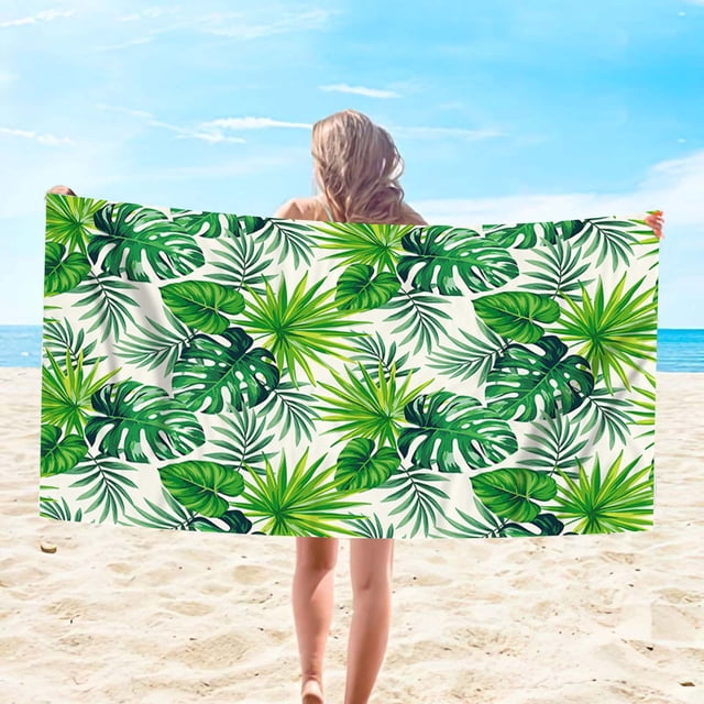 Sandproof Beach Towel - Quick Dry Microfiber, 30x60 Inch for Travel, Pool & Outdoor Use