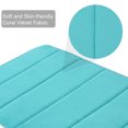 thumbnail image 3 of REGALWOVEN Bath Mat Memory Foam Bath Rugs for Bathroom, Turquoise Blue 32" x 20"/80 x 50cm(L*W), 3 of 8