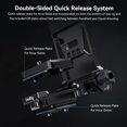 thumbnail image 4 of SmallRig V-Mount Battery Plate, V Lock Battery Mounting Plate with Double Quick Release Plate for Arca-Swiss, L-Shape Compact & Foldable V Mount Battery Plate for DSLR Camera, Gimbals & Tripod - 4064B, 4 of 6