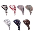 thumbnail image 4 of Chemo Chapeau Impression Foulard Femmes Coton Musulman Turban Stretch Cheveux Perte Liée Baotou Chapeaux, 4 of 8