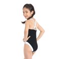 thumbnail image 2 of B91xZ Girls Swimsuit One Shoulder Ruffle Bathing Suit Adjustable Swimwear,Black 18-24 Months, 2 of 4