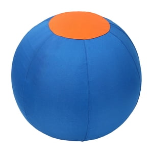 Heavy Duty Herding Ball Inflatable Dog Toy with Handle Cover and Pump Durable Outdoor Training Pet Toy for Large Dogs Horses Interactive Energy Burn Toy