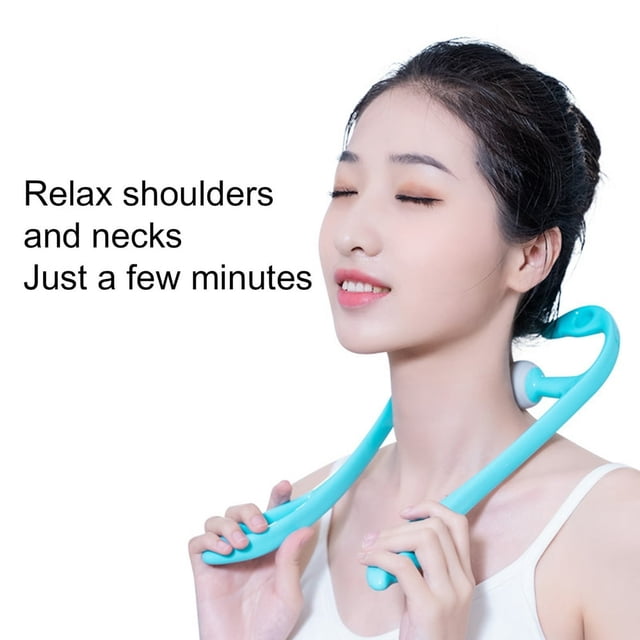 Neck Roller High Elasticity Anti-Slip Manual Pressure Point Therapy Neck Massage Relieve Tool for Home Use