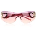 thumbnail image 1 of Miangastore Rimless Sunglasses Frameless Eyeglasses Fashion Summer Sunglasses for Women, 1 of 8