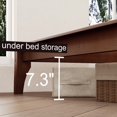 thumbnail image 4 of MODERNLUXE King Size Dry Bamboo Platform Bed, 12" H Bed Frame with Wood Slat Support, No Box Spring Needed, Easy Assembly, Brown, 4 of 7