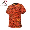 thumbnail image 2 of Rothco Digital Camo T-Shirt - Orange Digital Camo, Large, 2 of 2