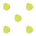 thumbnail image 1 of relayinert 1/2/3/5 Confort et Durabilité des Chaises Coussin Rond Doux et Confortable Jaune Vif 5 Pcs, 1 of 6