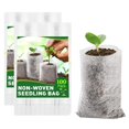 thumbnail image 1 of 200Pcs Seedling Grow Bags, White Seed Starter Container For Planting Seedling Cutting Clones, 1 of 8