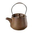 thumbnail image 2 of Tnarru 200ml Ceramic Teapot Porcelain Tea Pot Rustic Chinese Traditional Tea Kettle Teapot Tea Maker for Home Kitchen Camping Hiking brown, 2 of 8