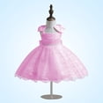 thumbnail image 2 of QIPOPIQ Robe de Fête de Vacances Grande/petite Fille Fleur Dentelle Ligne A Mariage Fête Robes Enfants Concours Anniversaire Robe Formelle Liquidation, 2 of 4