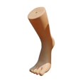 thumbnail image 3 of Mannequin Feet Model Jewelry Display Stand Sock Display for Shop Shoes Socks skin color right, 3 of 8