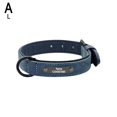thumbnail image 1 of Soft Leather Personalized Dog Collar ID Tag Engraved for Small Medium Large D T3 D1H8, 1 of 9