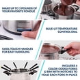 thumbnail image 2 of Nostalgia FPS200 Stainless Steel Fondue Pot, Grey, 2 of 4
