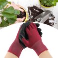 thumbnail image 4 of 1Pair Non slip Nylon Labor Work Garden Gloves Handling Gloves, 4 of 6