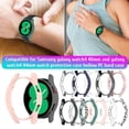 thumbnail image 1 of VONKY Watch Protective Case Smartwatch PC Hard Protection Skin Bumper Screen Protector Cover Replacement for Galaxy Watch4 40mm/44mm [44mm] pink, 1 of 4