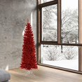 thumbnail image 1 of Vickerman Red Pencil Tabletop Artificial Christmas-Trees, 5.5, 1 of 2