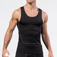 thumbnail image 4 of WMTBSRSW Men's Athletic Compression Shirts Quick Dry Sleeveless Workout Tank Top Seamless Sports Base Layer Shirt for Running Basketball, 4 of 4