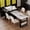 Black, variant on 82.7" Kitchen Island with Extendable Dining Table for 4-6, Rolling Mobile Center Islands with Storage, Charging Station, 2 Drawers 2 Side Open Shelves, Black