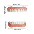 thumbnail image 3 of NAOJIE 2PCS Silicone Reline Denture Set,Silicone Dentures Set,Denture Silicone Reline Kit for Dentures,Soft Denture Reline Kit for Men and Women, 3 of 6