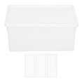 thumbnail image 3 of Boîte de Rangement en Plastique, Boîte de Rangement Robuste pour Bureau pour la Maison S,L, 3 of 8