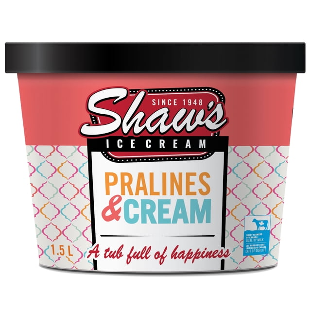 Shaw's PRALINES AND CREAM Ice Cream 1.5L, PRALINES AND CREAM Ice Cream