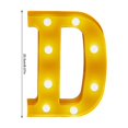 thumbnail image 3 of TopLLC Christmas Decor LED Letter Lights Sign Light Up For Home Party Wedding Decoration Light Up Letters Alphabet Letter Sign Battery Powered For Christmas Birthday Party Decoration warning light, 3 of 3