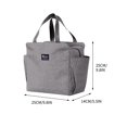 thumbnail image 2 of Lunch Bag for Nurses for Work, Mens Lunch Bags Lunch Bag for Kid, Women'S Lunch Bag for Work, Elegant Lunch Bags for Women, Gray, 2 of 8