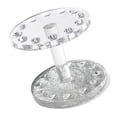 thumbnail image 2 of Heart  Shape 12 Holes Brush Pen Holder Nail Tool Display Shelf Organizer, 2 of 10