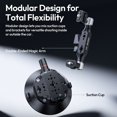 thumbnail image 3 of Ulanzi TB15 Aluminum Suction Cup Mount – 360° Camera Magic Arm Car Rig System, Heavy-Duty Suction Base for DSLR, GoPro, Action, and Mirrorless Cameras, 3 of 16