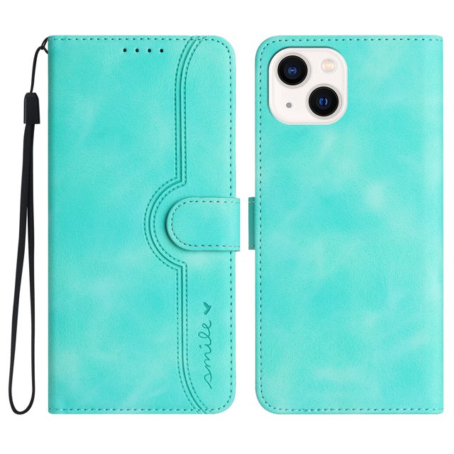Compatible avec iPhone 15 Case Premium Portefeuille en Cuir PU avec Étui Magnétique Intégré. Cet Étui folio à Rabat en Cuir PU turquoise Présente un design Élégant avec une Fermeture Magnétique, Trois Fentes pour Cartes et une Poche pour Argent. Il Offre une protection Intégrale pour iPhone 15, le Protégeant de la Poussière, de la Saleté et des Égratignures. l'Étui Comprend une Dragonne pour Plus de Commodité et une Portabilité Facile.
