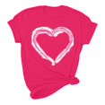 thumbnail image 5 of Pisexur T-shirt de la Saint-Valentin Haut T-shirt de la Saint-Valentin pour Femme Amour Imprimé T-shirt à Manches Courtes Haut à Manches Courtes Col Rond Haut/chemise, 5 of 5