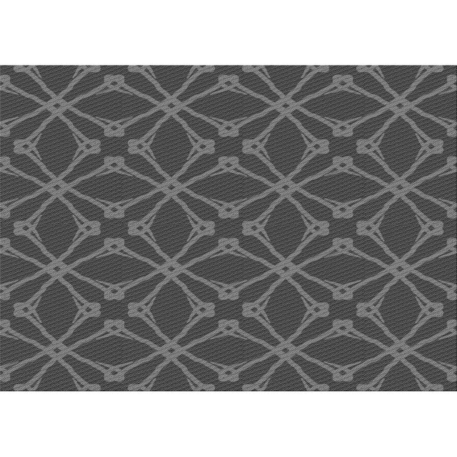 Ahgly Company Machine Washable Indoor Rectangle Transitional Platinum Gray Area Rugs, 6' x 9'