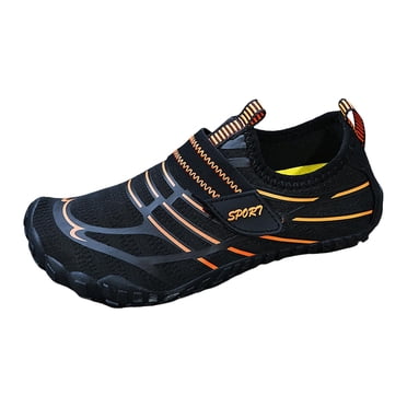 Zecgelong Chaussures d'Eau et de Plage pour Garçons, Chaussures d'Eau pour Filles, Skis Nautiques pour Enfants, Chaussures d'Escalade d'Intérieur pour Enfants, Chaussures de Gym pour Filles, Taille 3.5