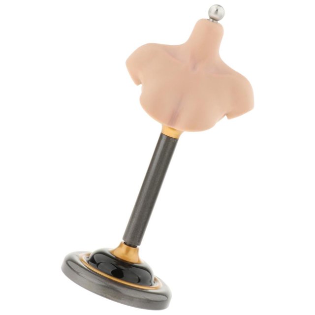 Baohd Sleek and Practical Male Female Bust Stand PVC Model for Wigs Female D 1Set