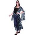 thumbnail image 3 of Moomaya Cardigan Long en Georgette Imprimée pour Femmes, Vêtements de Plage, Cache-Maillot, 3 of 5