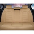 thumbnail image 2 of Maidao Car Seat Covers Leather Full Set for FIAT for Panda 2011-Present 5 Seats Compatible Airbag Water Resistant Front Rear Cushion Protector Beige, 2 of 9