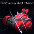 thumbnail image 3 of Red Childrens Rollover Stunt Remote Control Car With 360 Rotation 90 Upright Driving Sound Effects Birthday Christmas Gift Off Road Play Toy Vehicle Activity, 3 of 6