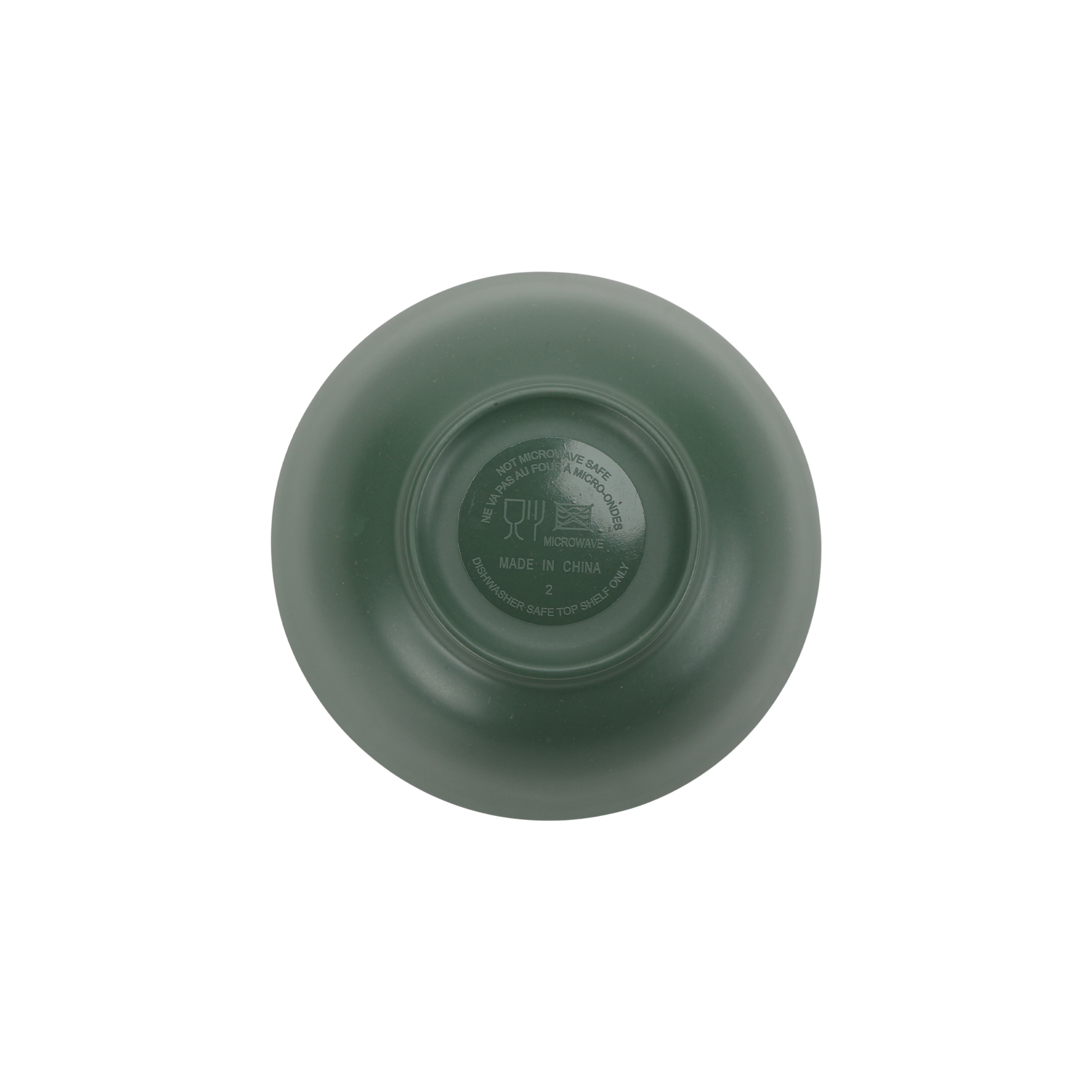 Hometrends Mini Bol en Bambou Mélamine Vert 4.25 Inch