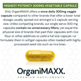 thumbnail image 3 of COQ10 OrganiMAXX. Coenzyme Q10 300mg Per Capsule Triple Strength 1 A Day Capsules Vegan Certified, Non-GMO, Made & Tested In Canada., 3 of 7
